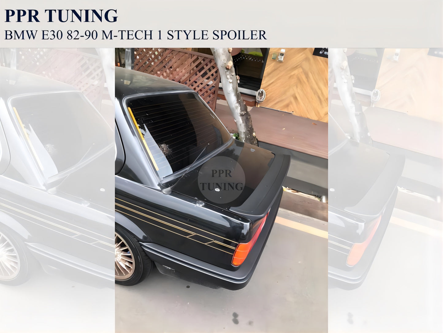 BMW E30 82-90 M-TECH 1 STYLE SPOILER