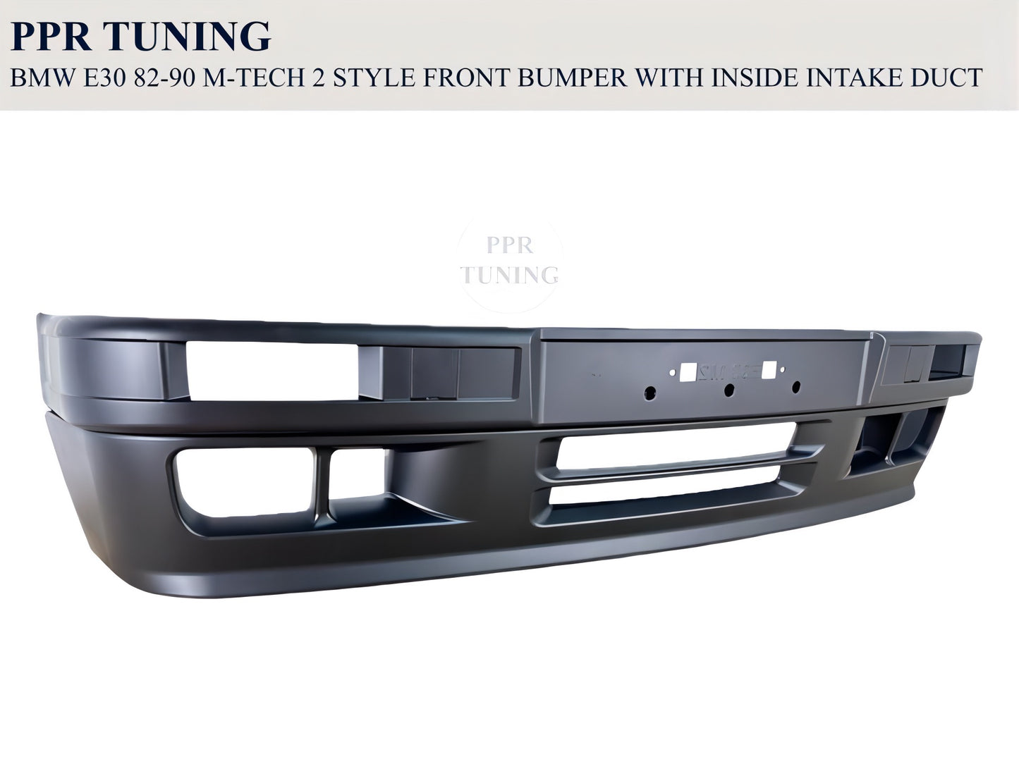 BMW E30 82-90 M-TECH 2 STYLE FRONT BUMPER WITH INSIDE INTAKE DUCT