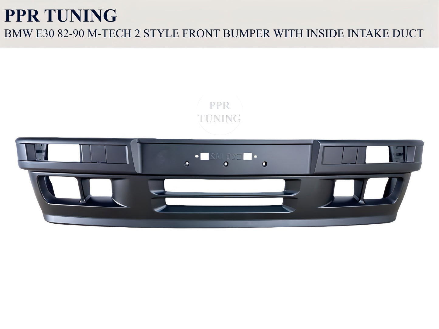 BMW E30 82-90 M-TECH 2 STYLE FRONT BUMPER WITH INSIDE INTAKE DUCT