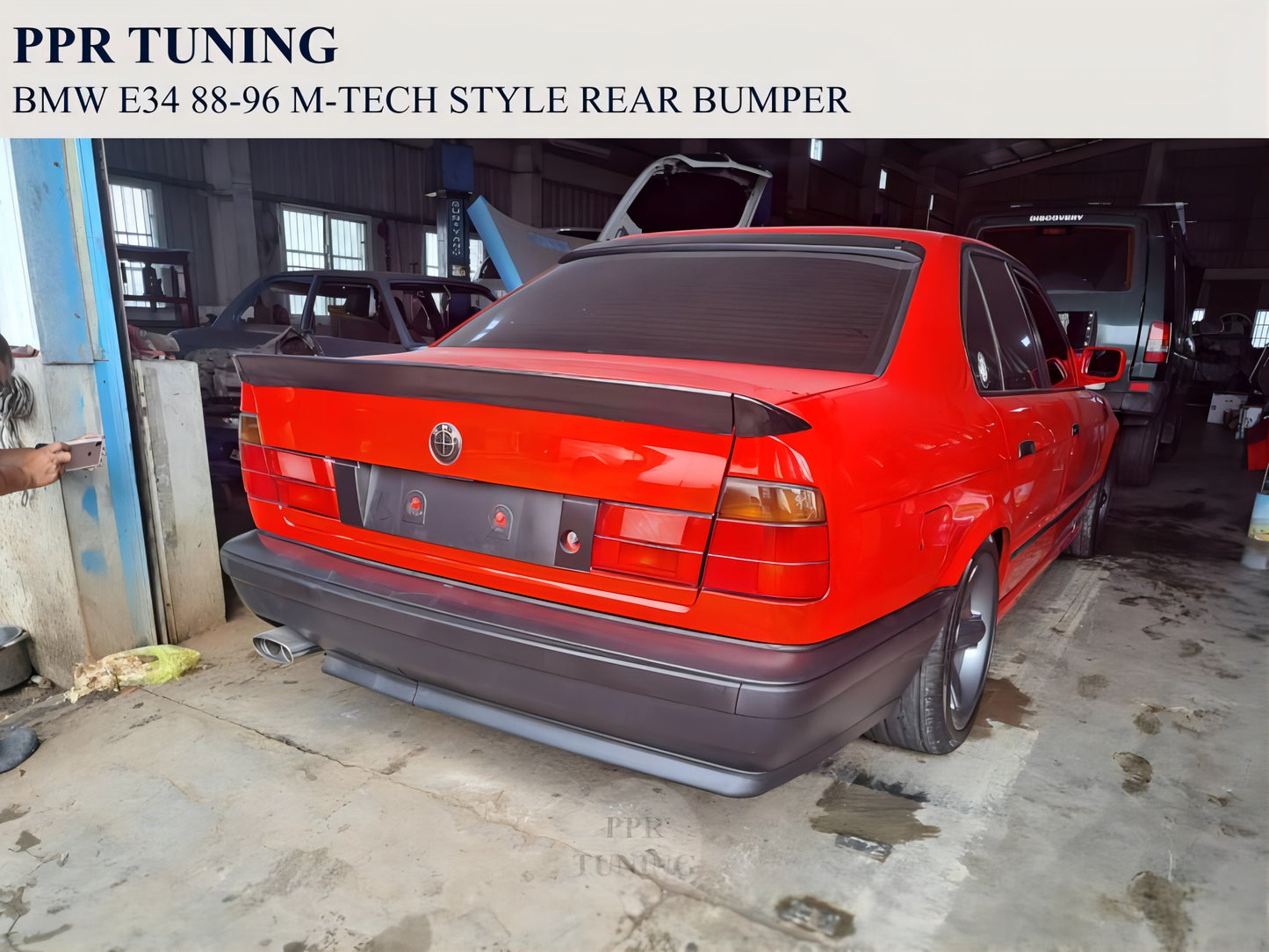 BMW E34 88-96 M-TECH STYLE REAR BUMPER