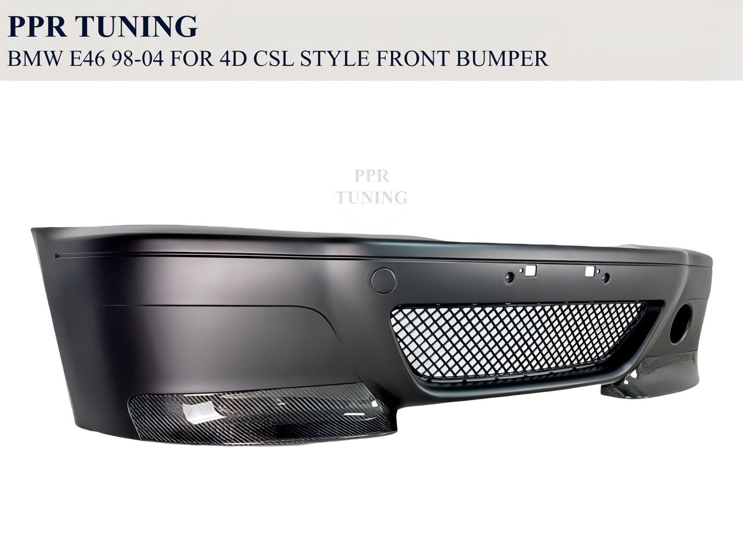 BMW E46 98-04 FOR 4D CSL STYLE FRONT BUMPER