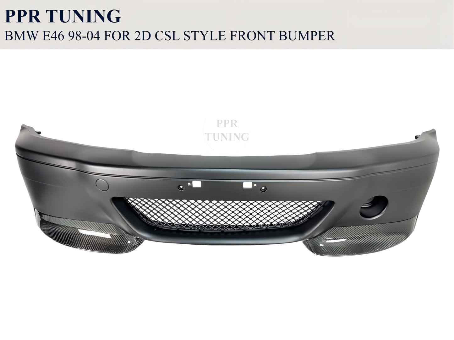 BMW E46 98-04 FOR 2D CSL STYLE FRONT BUMPER