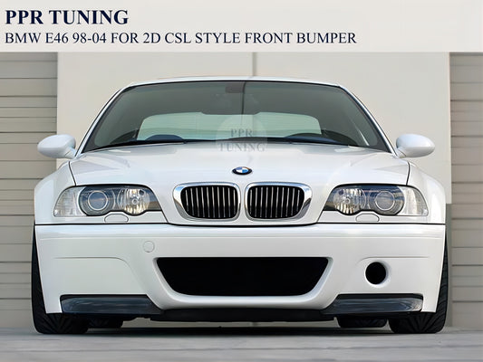 BMW E46 98-04 FOR 2D CSL STYLE FRONT BUMPER