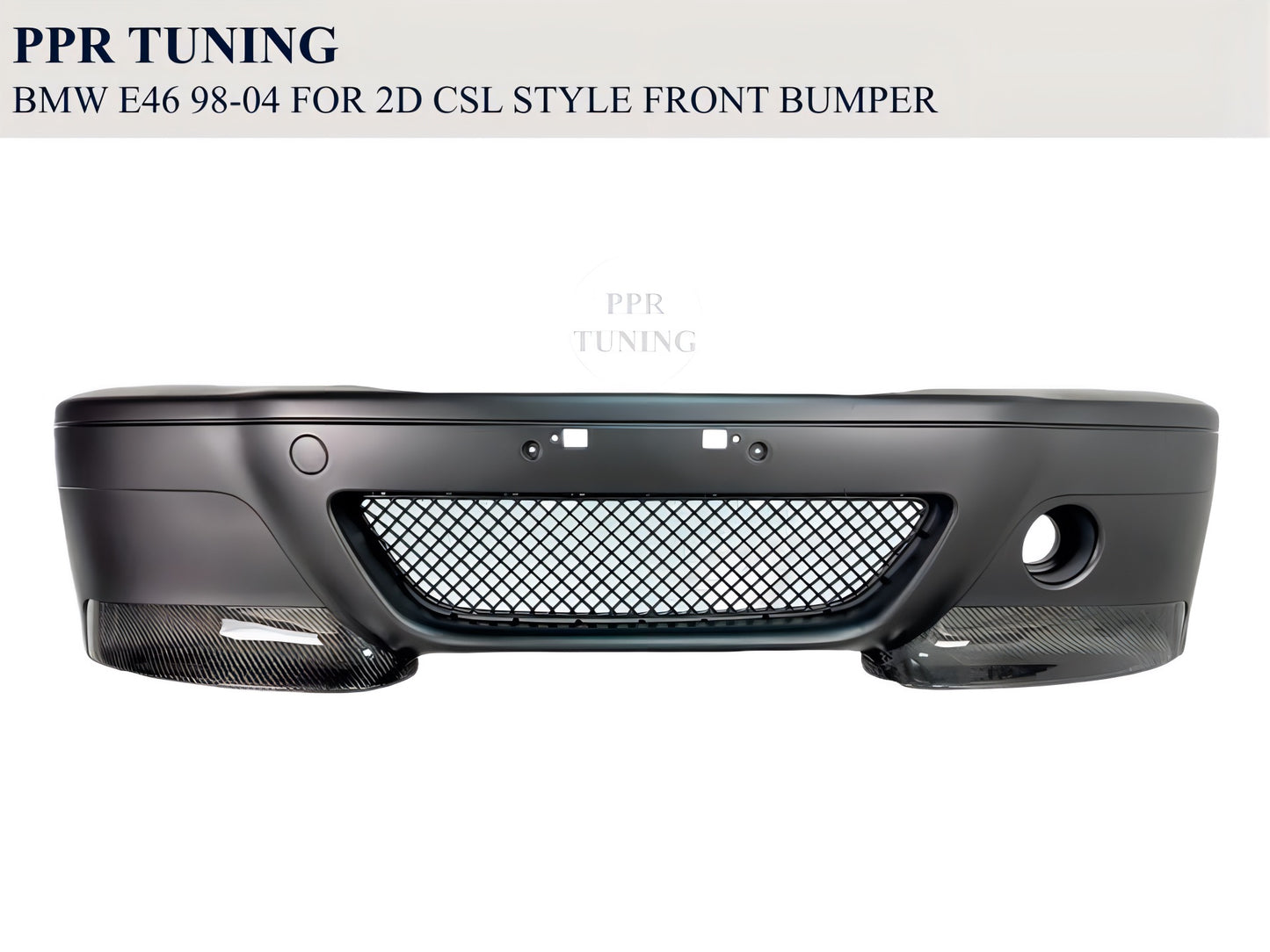 BMW E46 98-04 FOR 2D CSL STYLE FRONT BUMPER