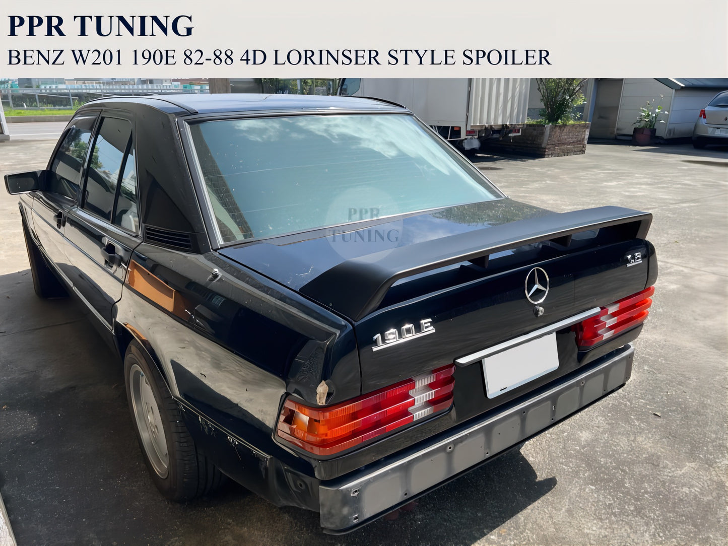 BENZ W124 85-94 AMG 款尾翼